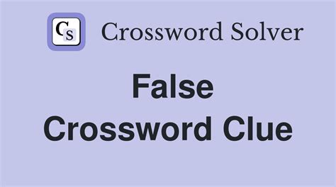falsify crossword clue.